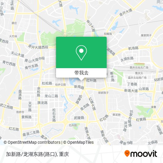 加新路/龙湖东路(路口)地图