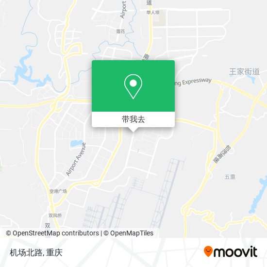 机场北路地图