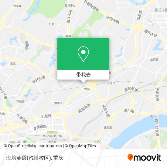 海培英语(汽博校区)地图