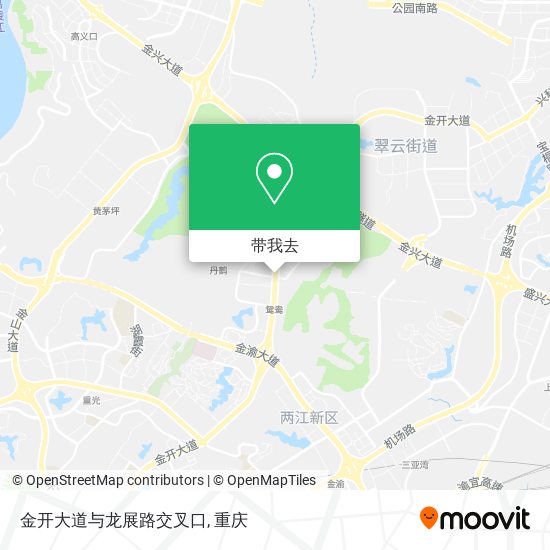 金开大道与龙展路交叉口地图
