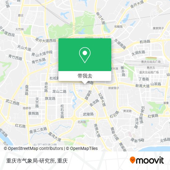 重庆市气象局-研究所地图