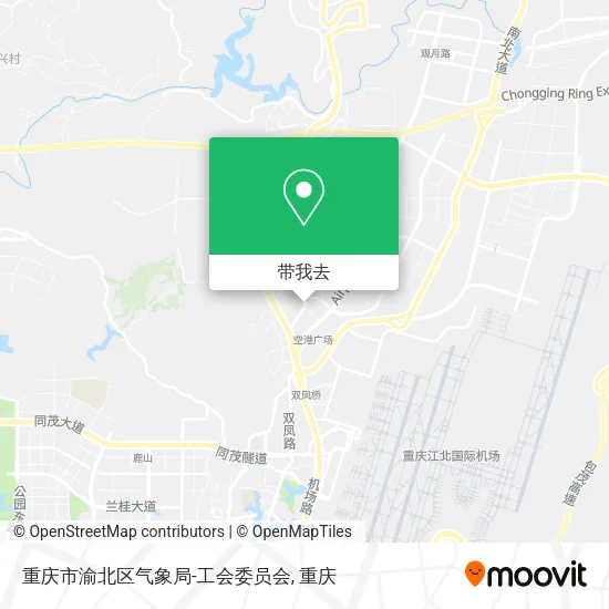 重庆市渝北区气象局-工会委员会地图
