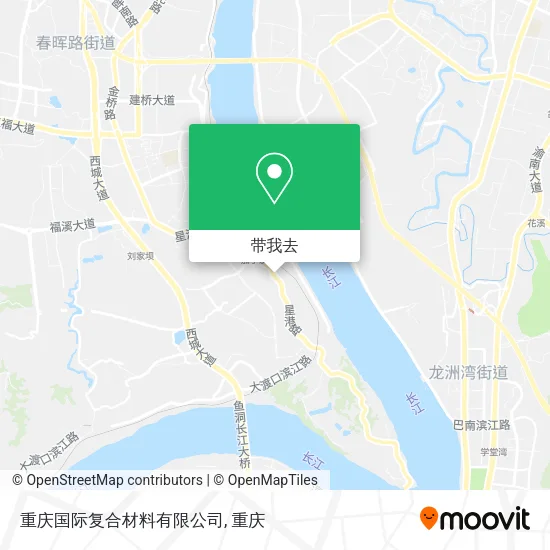 重庆国际复合材料有限公司地图