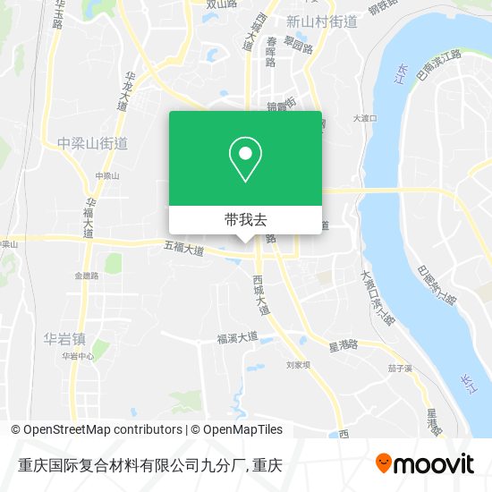 重庆国际复合材料有限公司九分厂地图