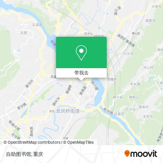 自助图书馆地图