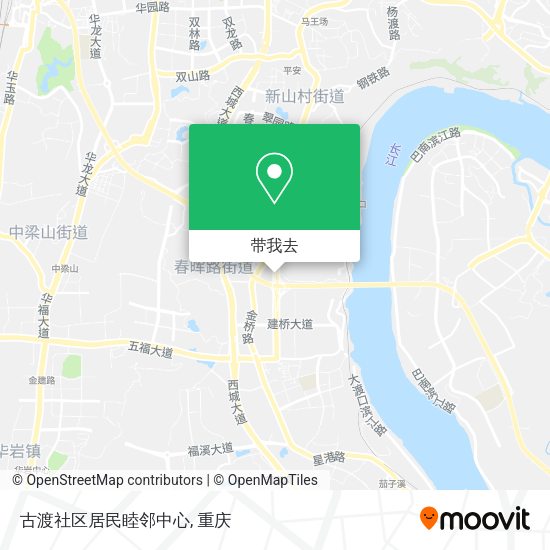 古渡社区居民睦邻中心地图