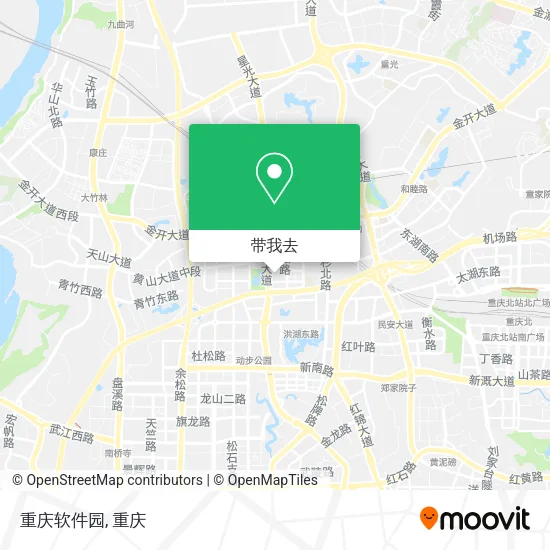 重庆软件园地图