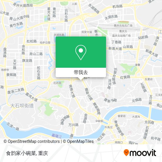 食韵家小碗菜地图