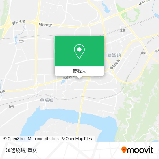 鸿运烧烤地图