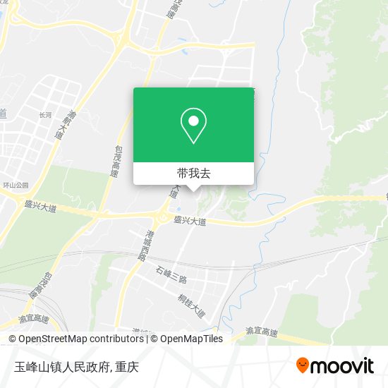 玉峰山镇人民政府地图