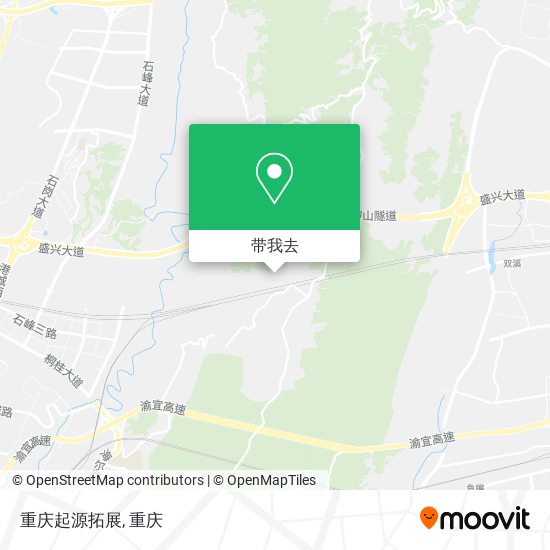 重庆起源拓展地图