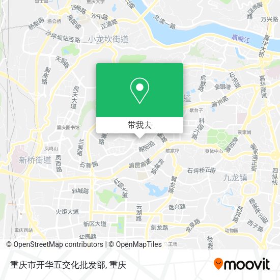 重庆市开华五交化批发部地图