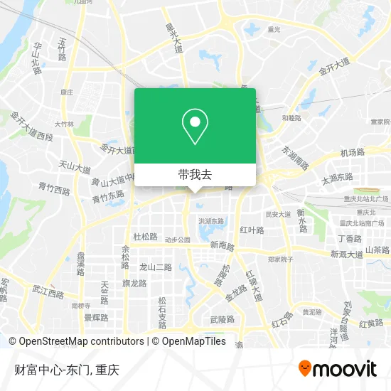 财富中心-东门地图