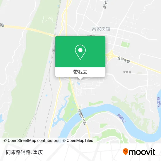 同康路辅路地图