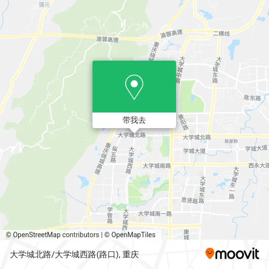 大学城北路/大学城西路(路口)地图