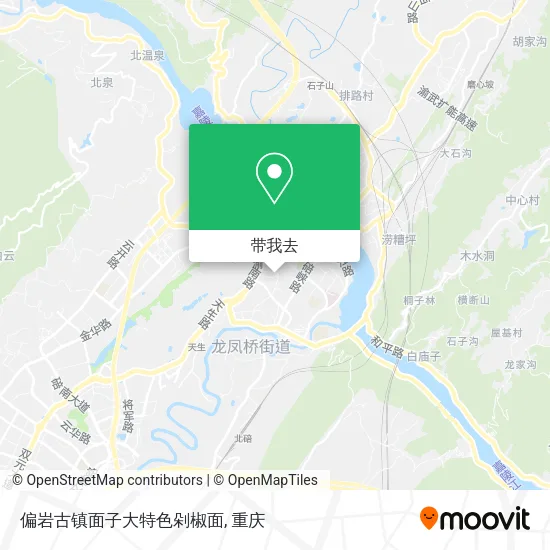 偏岩古镇面子大特色剁椒面地图
