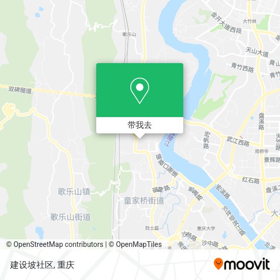建设坡社区地图