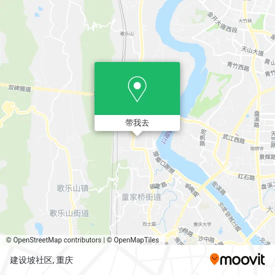 建设坡社区地图