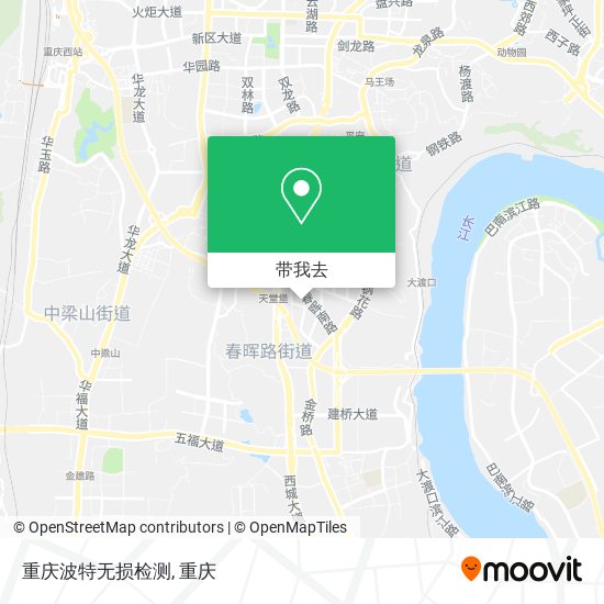 重庆波特无损检测地图