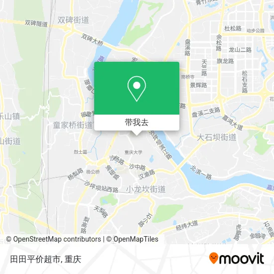 田田平价超市地图