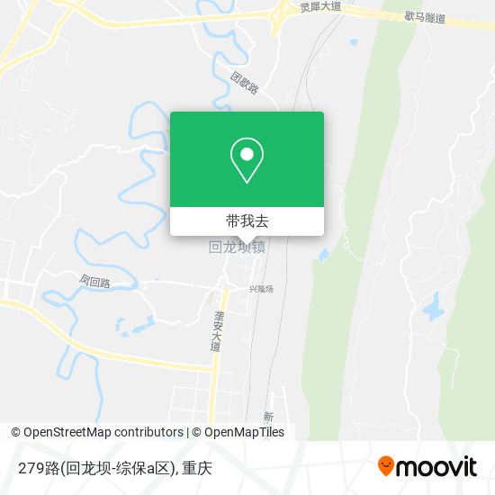 279路(回龙坝-综保a区)地图