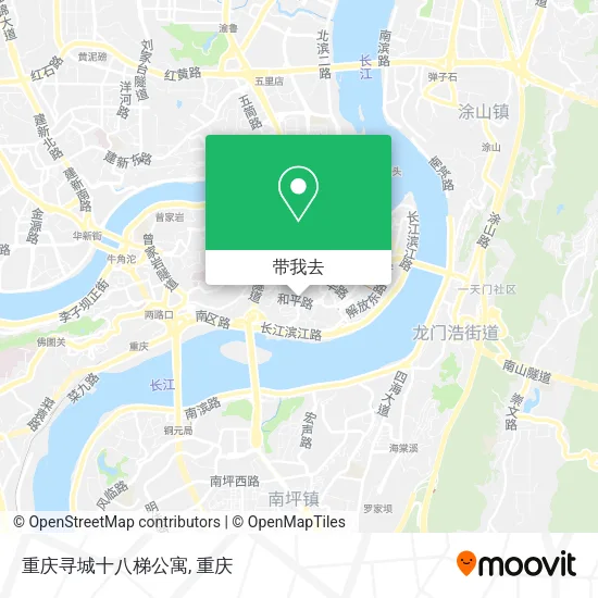 重庆寻城十八梯公寓地图