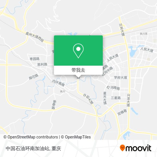 中国石油环南加油站地图