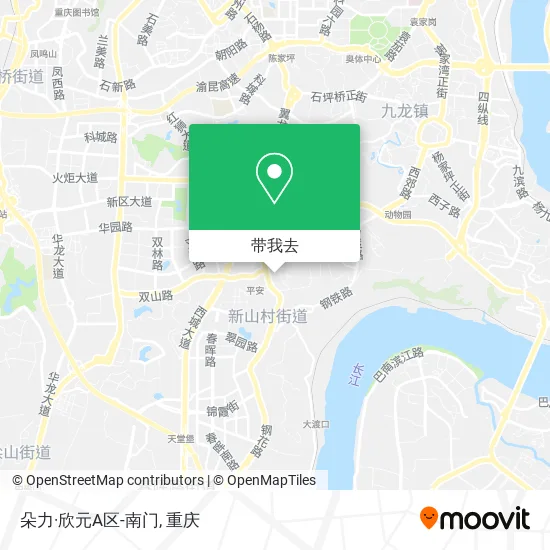 朵力·欣元A区-南门地图