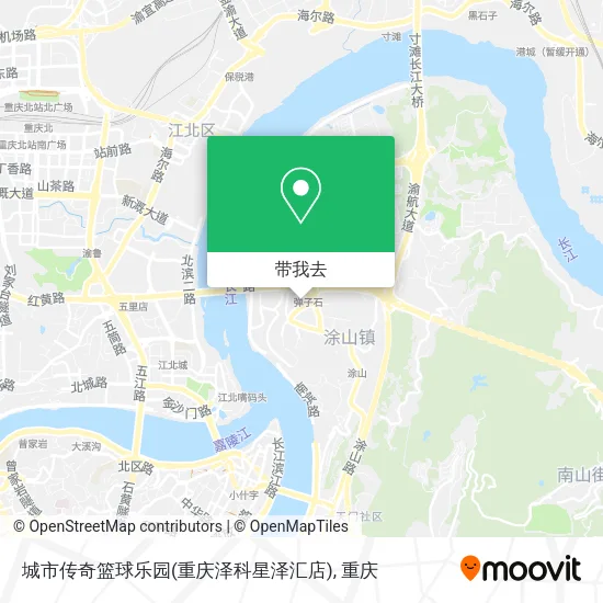 城市传奇篮球乐园(重庆泽科星泽汇店)地图