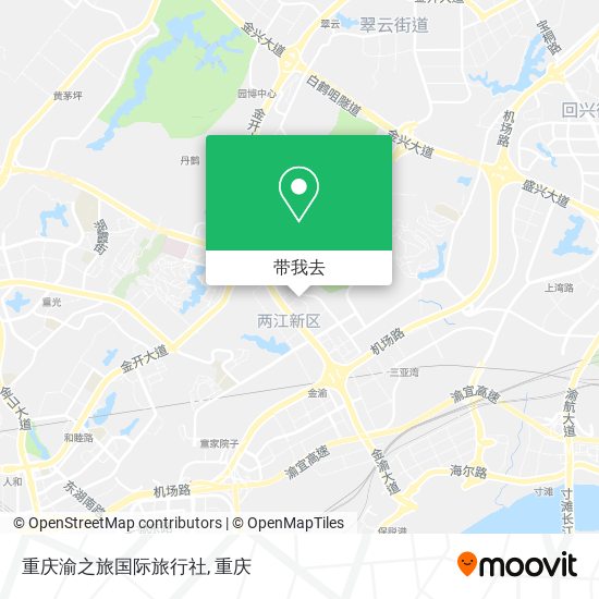 重庆渝之旅国际旅行社地图