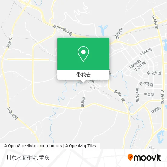 川东水面作坊地图