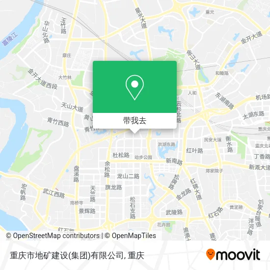 重庆市地矿建设(集团)有限公司地图