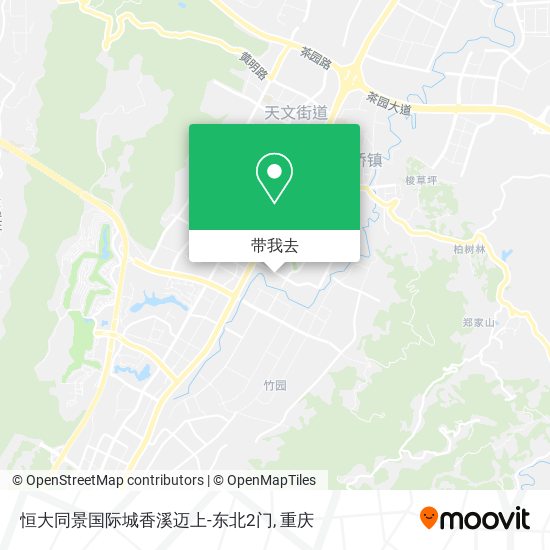 恒大同景国际城香溪迈上-东北2门地图