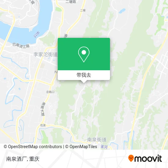 南泉酒厂地图