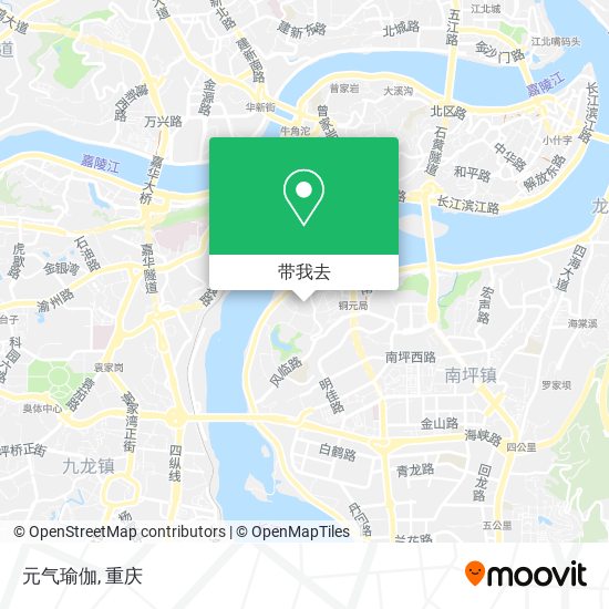元气瑜伽地图