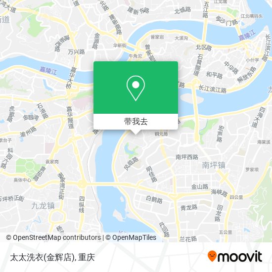 太太洗衣(金辉店)地图