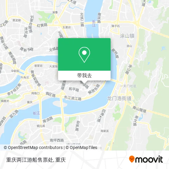 重庆两江游船售票处地图