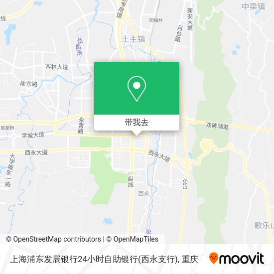 上海浦东发展银行24小时自助银行(西永支行)地图