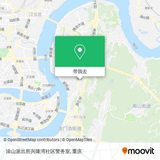 涂山派出所兴隆湾社区警务室地图