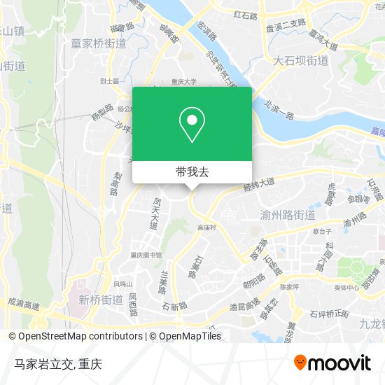 马家岩立交地图