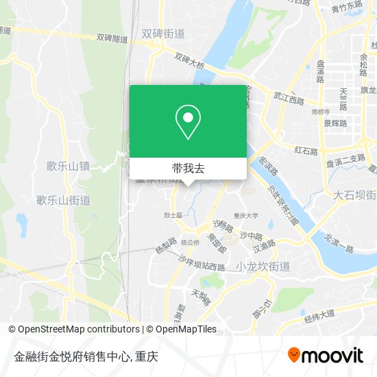 金融街金悦府销售中心地图
