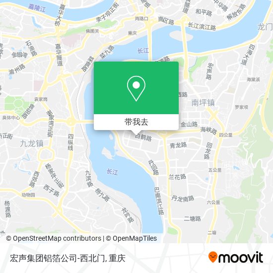 宏声集团铝箔公司-西北门地图