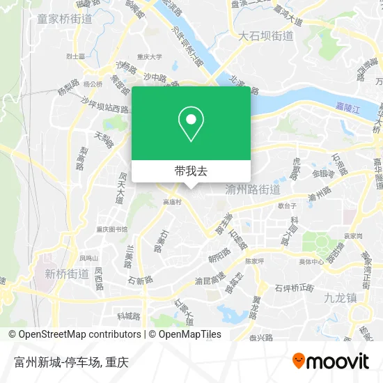 富州新城-停车场地图