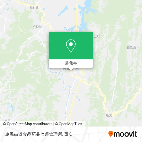 惠民街道食品药品监督管理所地图