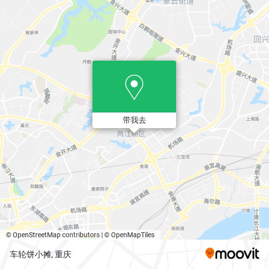 车轮饼小摊地图