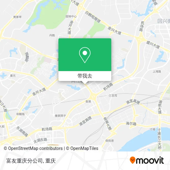 富友重庆分公司地图