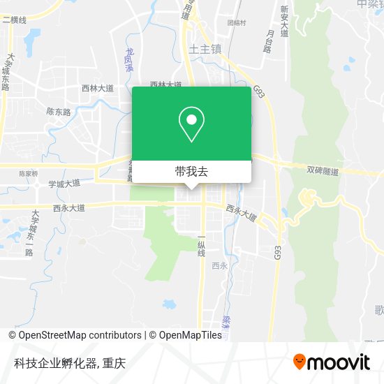 科技企业孵化器地图