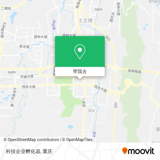科技企业孵化器地图