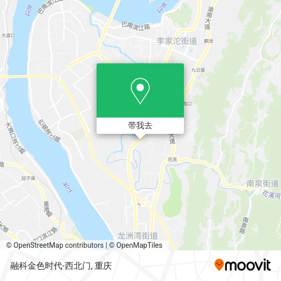 融科金色时代-西北门地图