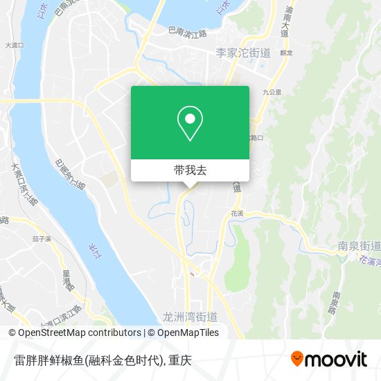 雷胖胖鲜椒鱼(融科金色时代)地图